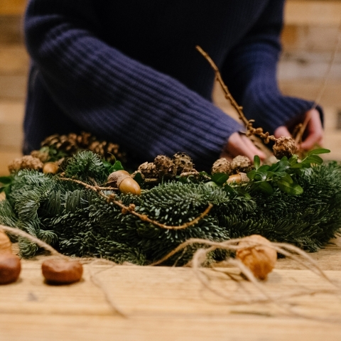 Christmas Wreath Making Workshop 19th November