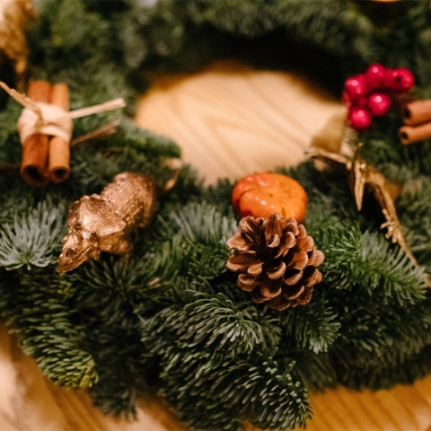 Christmas Wreath Making Workshop 10th December