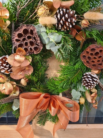 Frosty Feathers Wreath