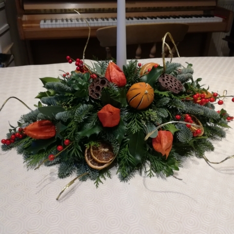 Winter Warmer Candle Arrangement